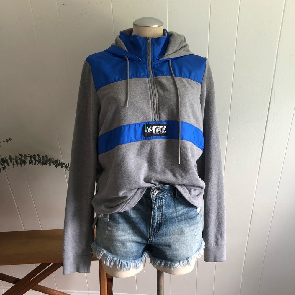 Pink blue sweatshirt size large